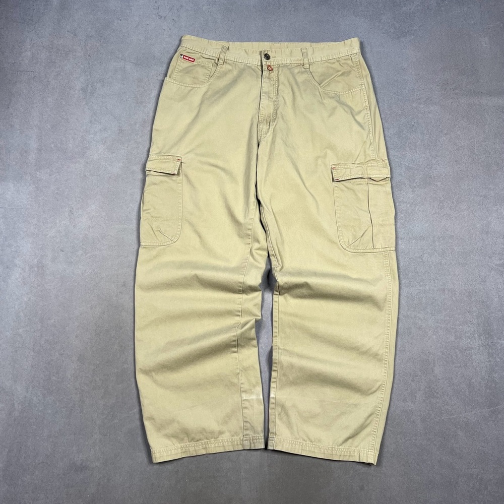 Ecko Unlimited Khaki Cargo Pants for Men Baggy Rare Y2K